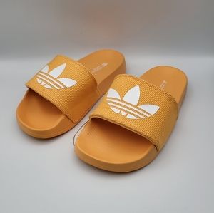 NEW Women Sz 5 Adidas Lite Slides in Hazy Orange